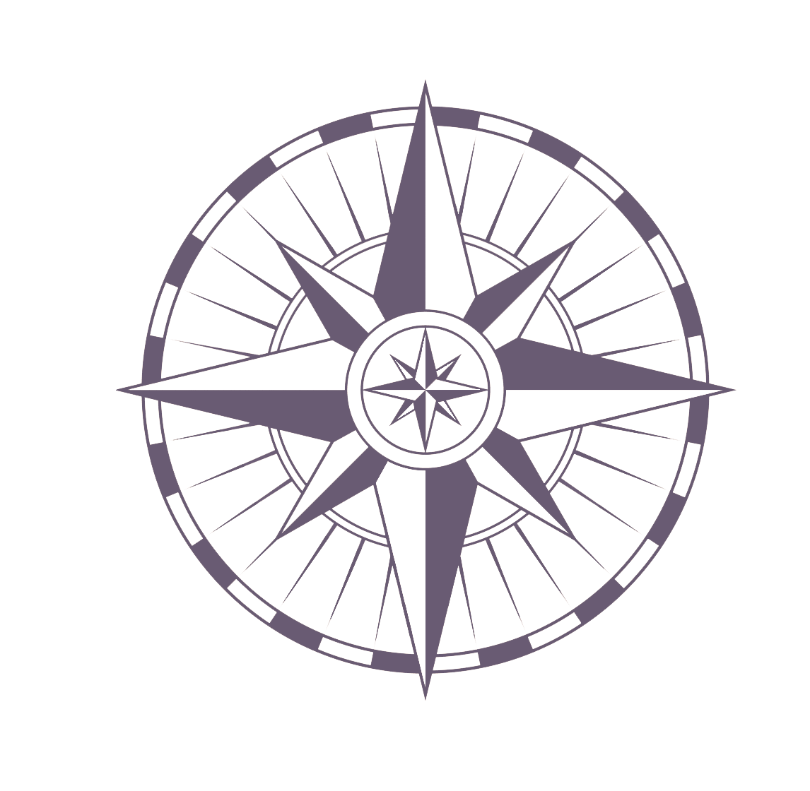 mörkarelilacompass-rose-png-transparent-background-7